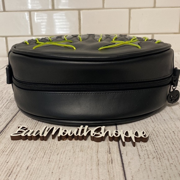 *Sewing Samhain The Purge Light Up LED Green Crossbody Purse Bag - Picture 6 of 11